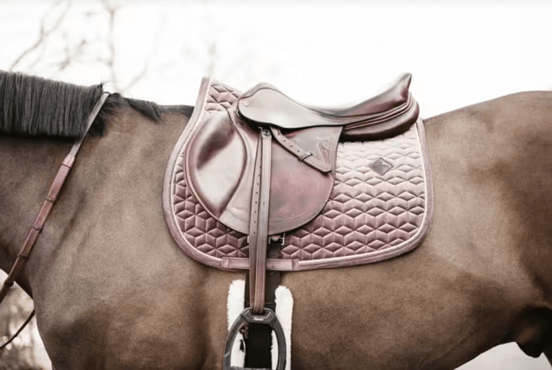 Kentucky Velvet Saddle Pad Sprang, Purple